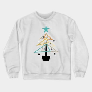 Mid Century Christmas Tree Crewneck Sweatshirt